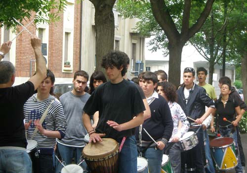 La banda dei ragazzi con i tamburi