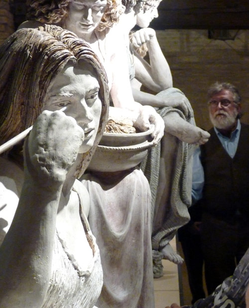 sculture mostra Dirà l'argialla e Paolo Annibali