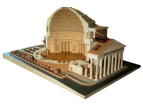modellino del pantheon