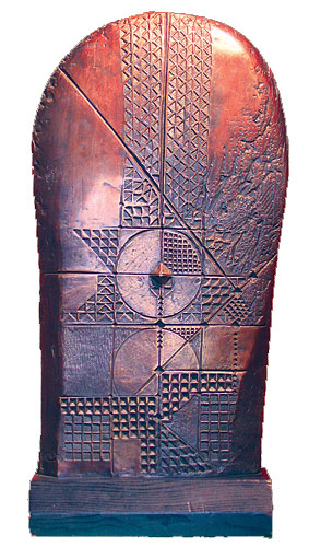 Immagine della scultura Segni (bronzo, 1994) di Sguanci