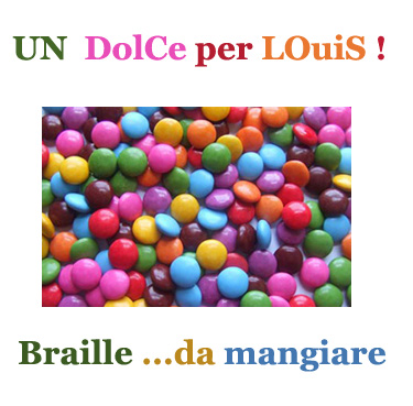 Locandina Un Docle per Louis Braille..da manigare