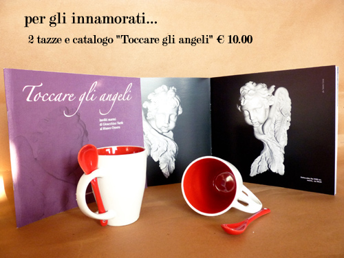 2 tazze + catalogo Toccare gli angeli