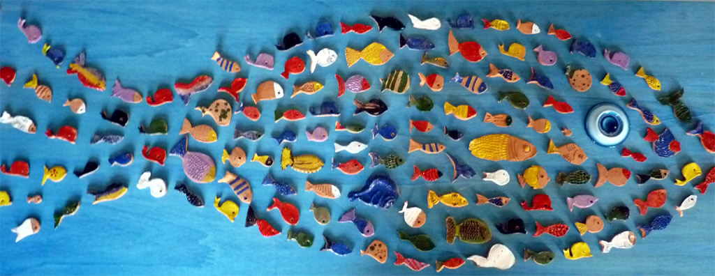Gente di mare, il pesce realizzato dal Museo Omero