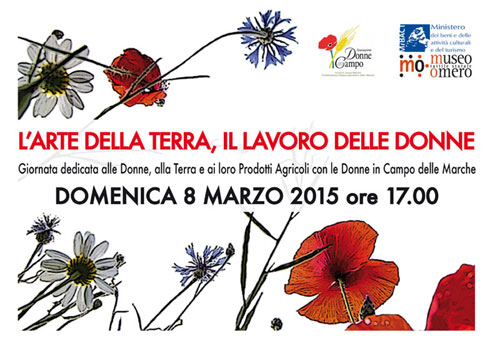 locandina Festa delle donne Museo Omero 8 marzo 2015