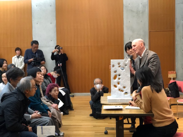 Aldo Grassini all'Università di Yamanashi Facoltà di Pedagogia