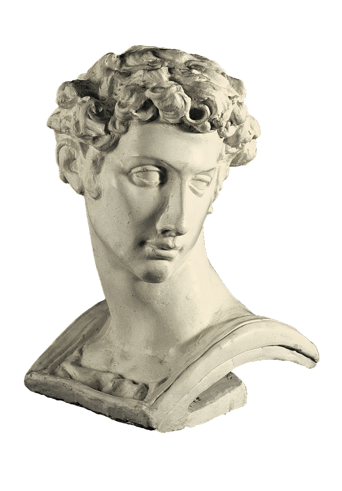 Head of Giuliano dei Medici (cast in plaster)