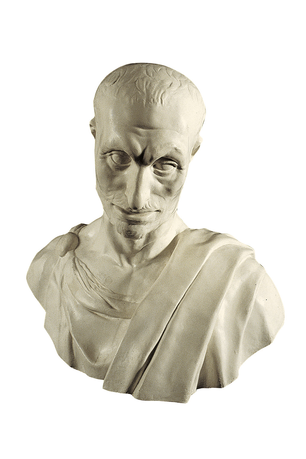 Busto del profeta Abacuc (scultura in gesso)