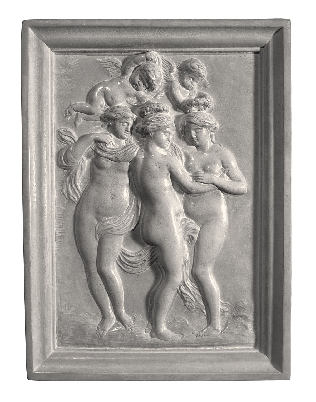The three Graces (cast in plaster)