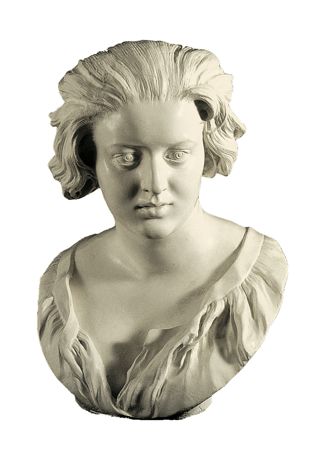 Busto di Costanza Bonarelli (scultura in gesso)