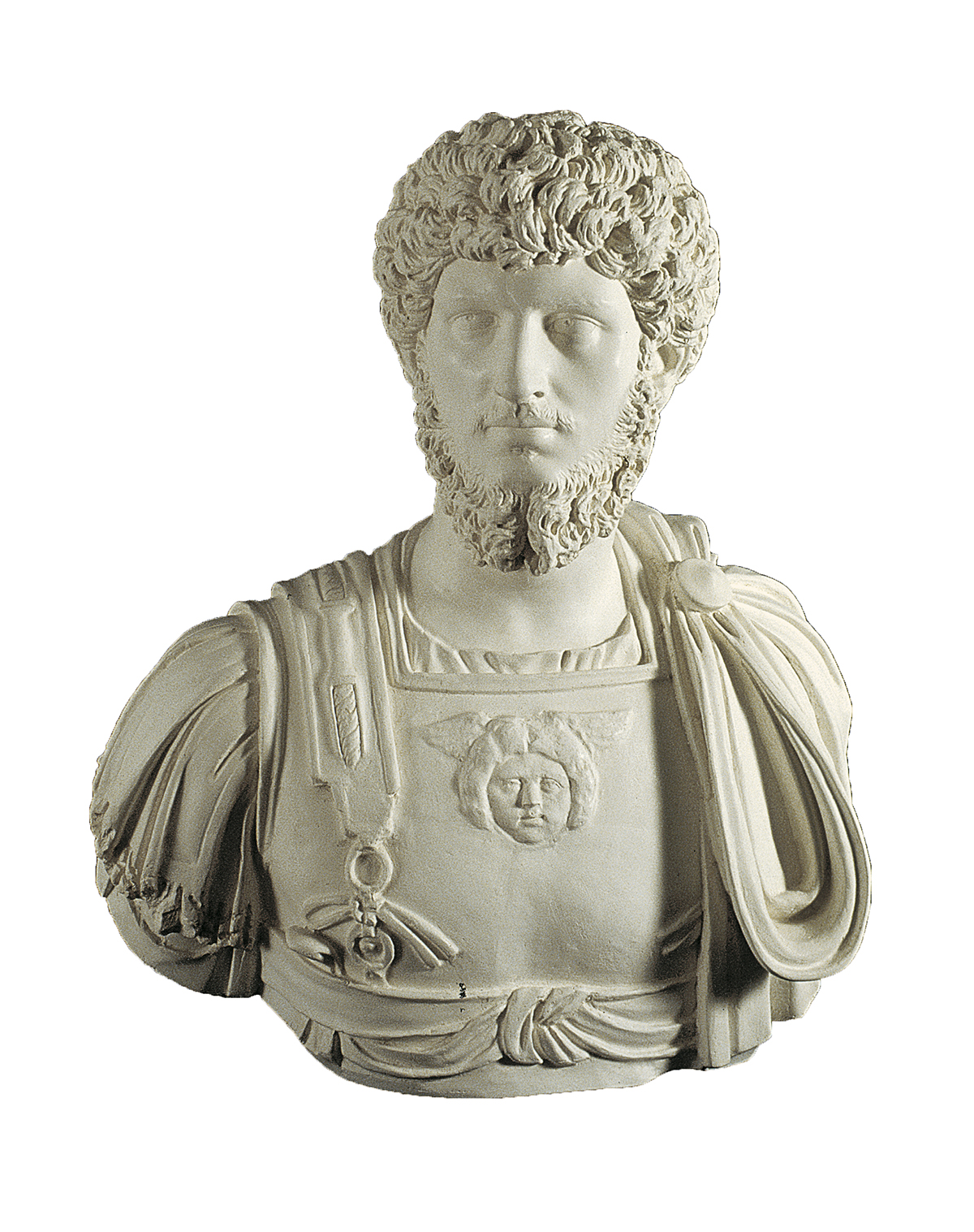 Portrait of Lucius Aurelius Vero (cast in plaster)