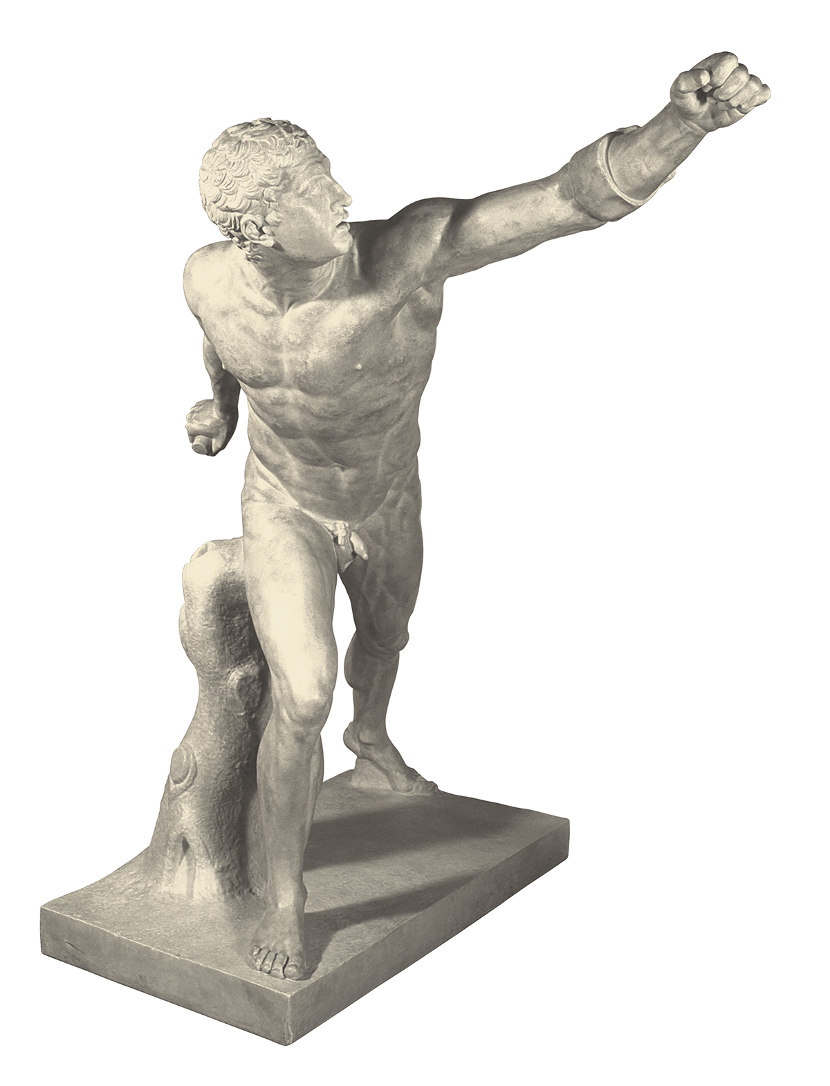 Borghese gladiator (cast in plaster)