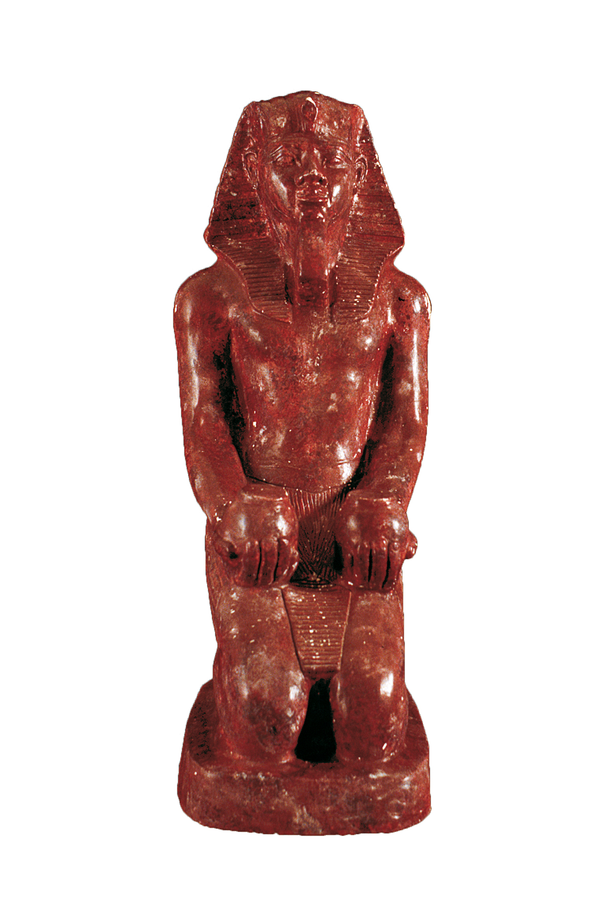 Faraono Amenophis la Dua (muldaĵo el gipso)