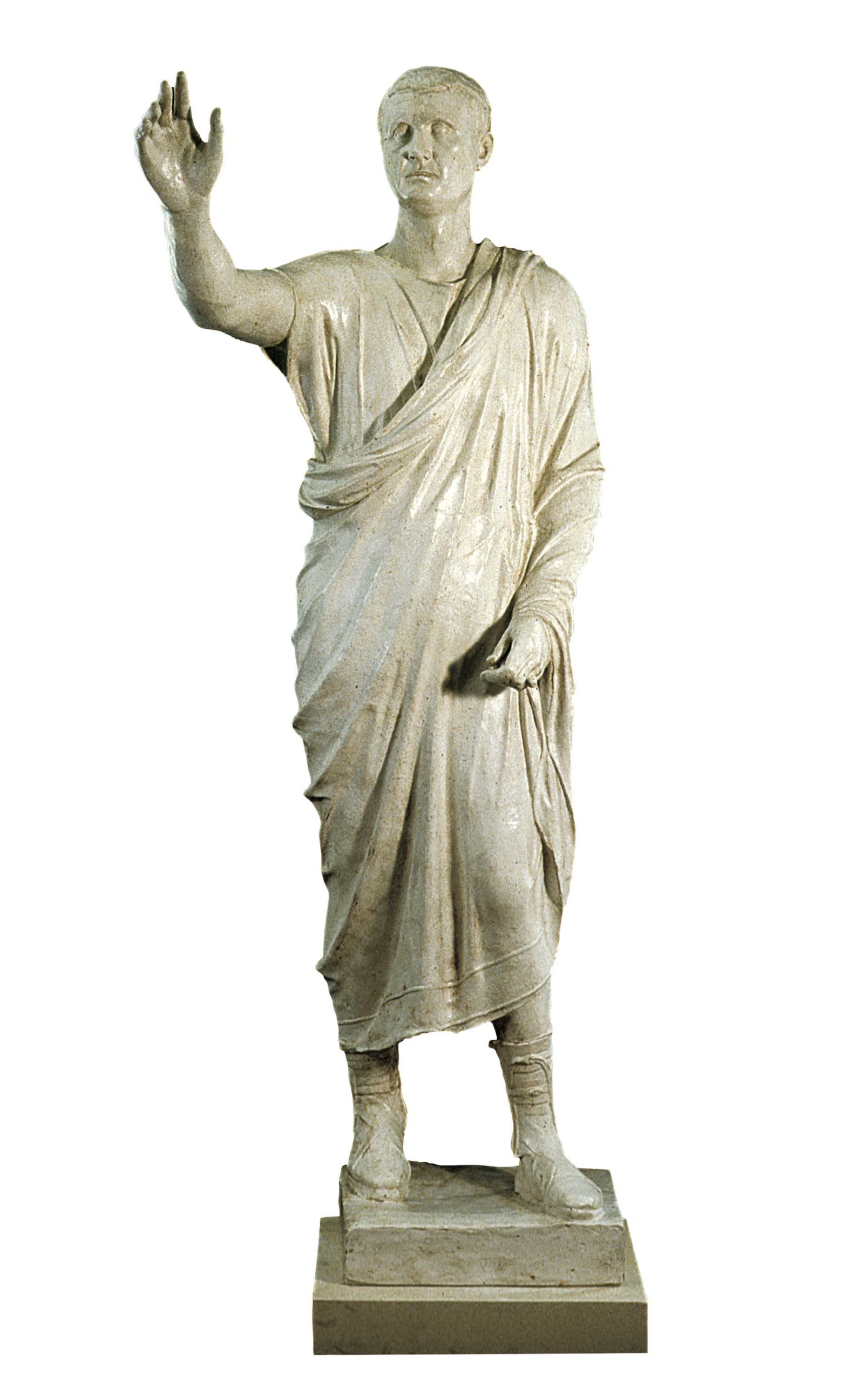 Statua di Aulo Metello (copia in gesso)