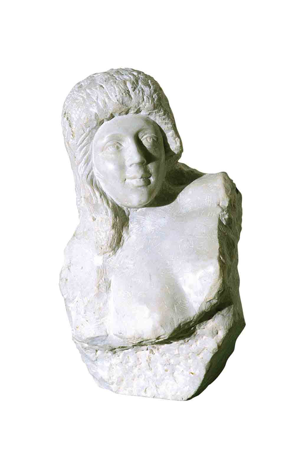 Bust of a young woman