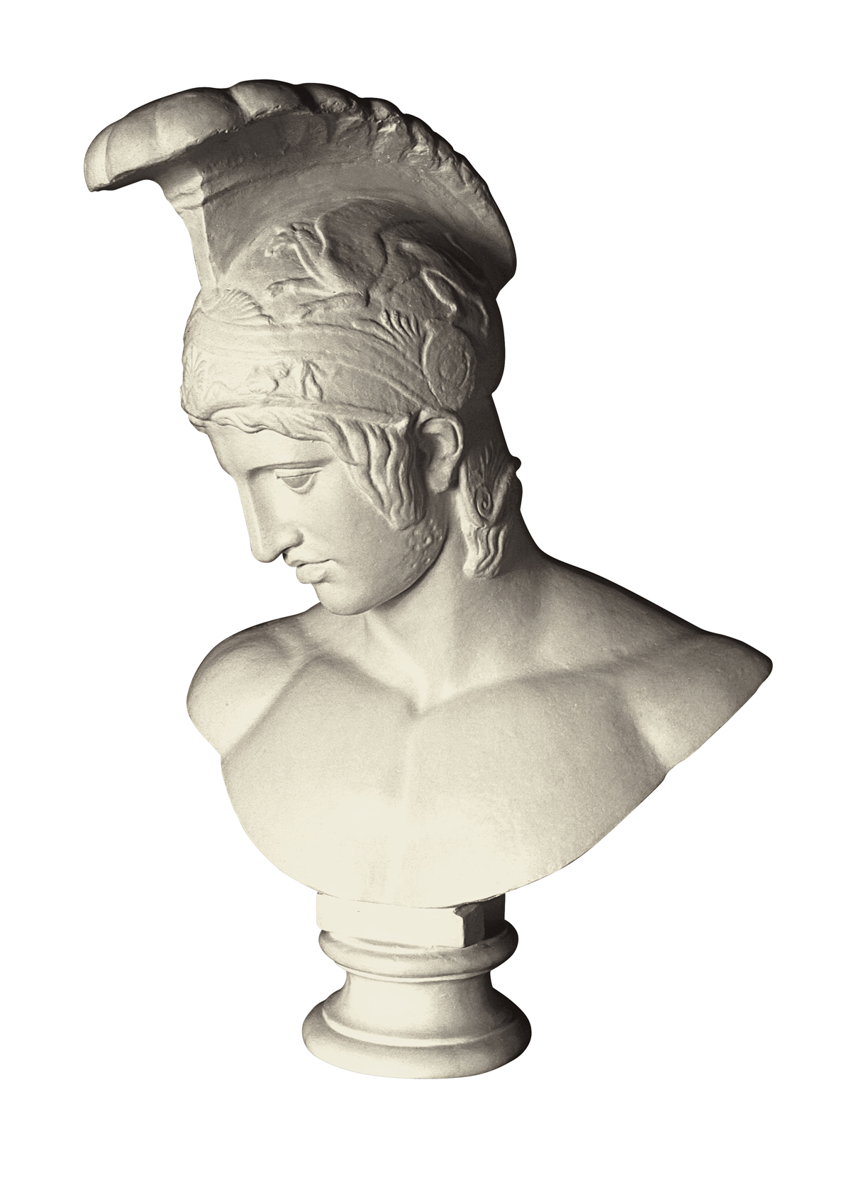 Bust of Ares Borghese (cast in plaster)