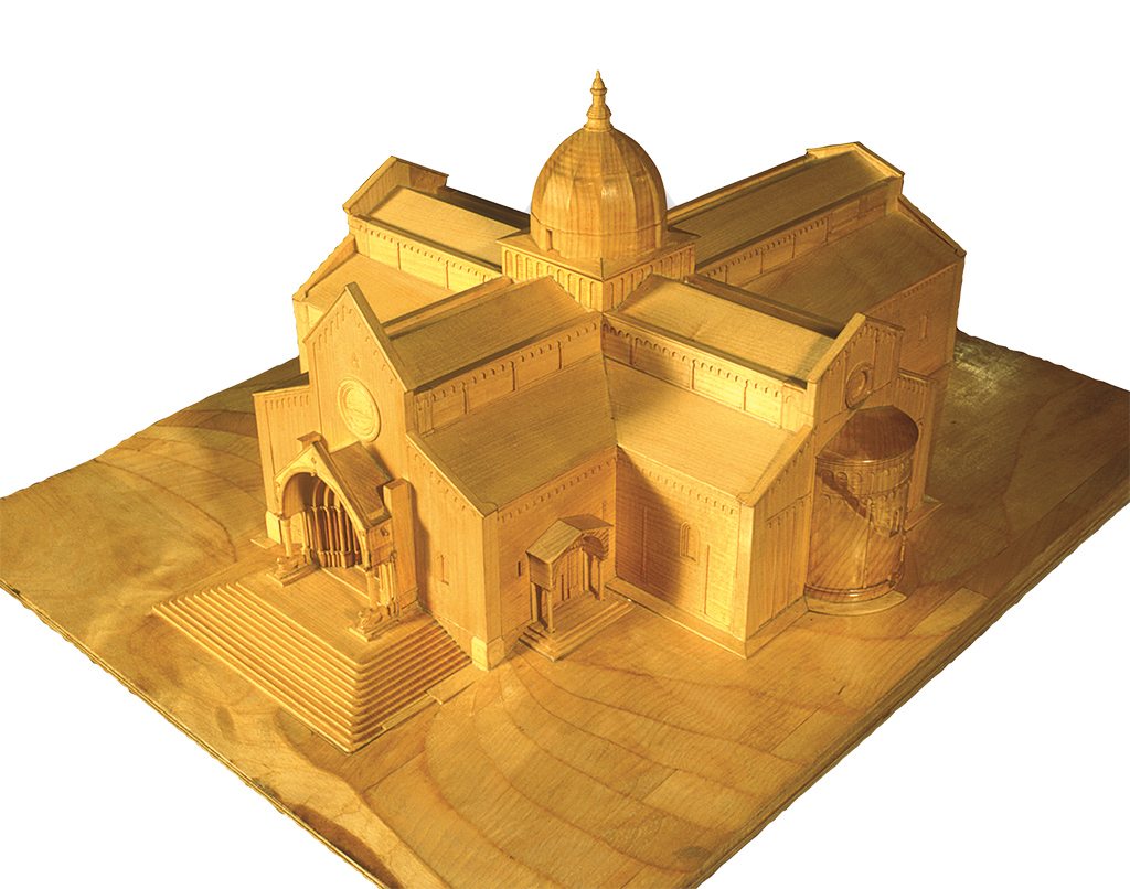 opera Cattedrale San Ciriaco modello volumetrico(modello architettonico)