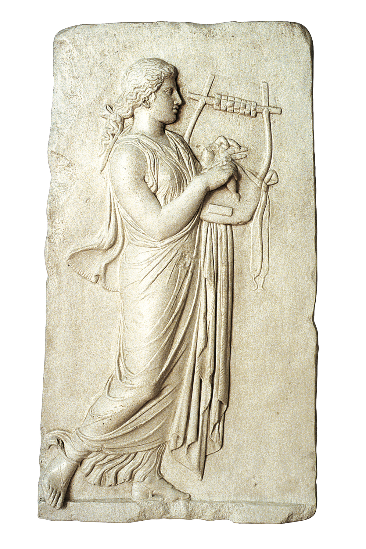 Lyre Player (cast in plaster)