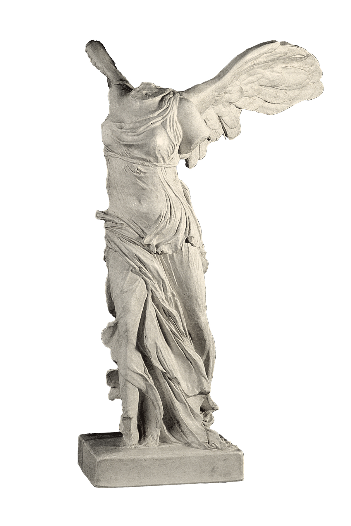 Winged Victory of Samothrace (cast in plaster)