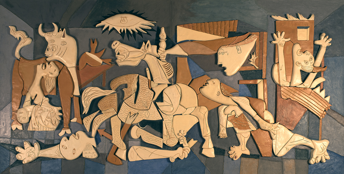 guernica (cast in plaster)