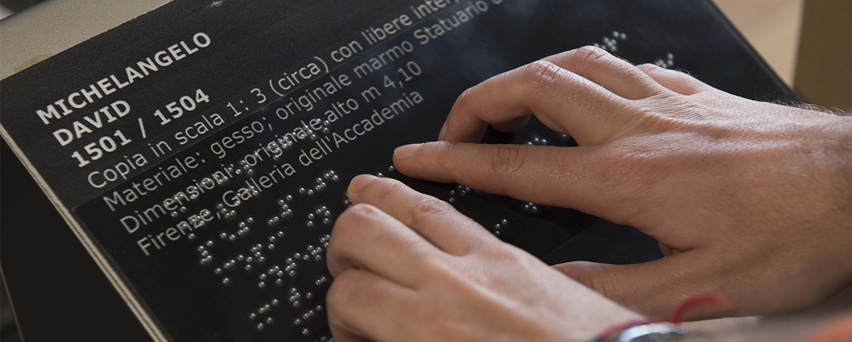 lettura braille scheda opera