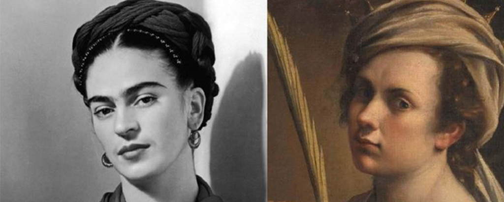 Frida Kahlo e Artemisia Gentileschi